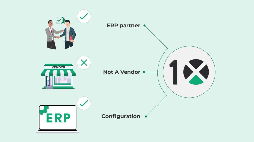 The key to a successful ERP implementation is finding an ERP partner, not a vendor.