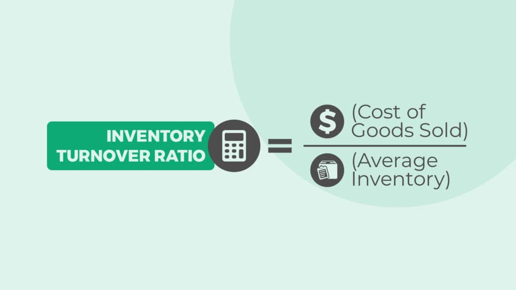 The formula to calculate your inventory turnover ratio