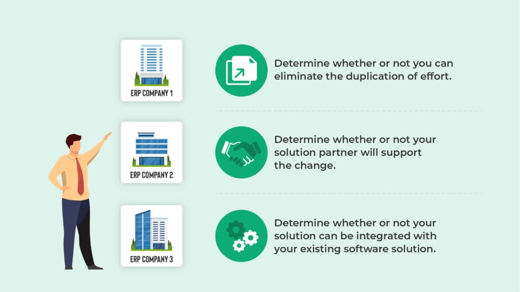 What to look at when choosing an ERP vendor.